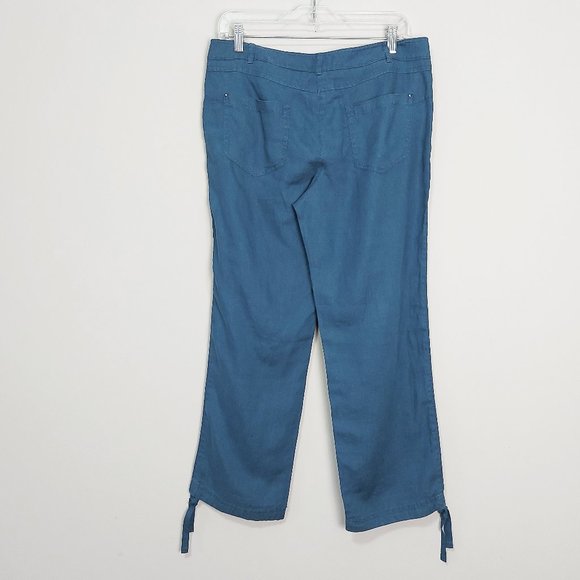 Women's Blue Pants - Picture 2 of 10